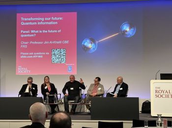 Prof Hensinger attends Royal Society Conference on Quantum Information