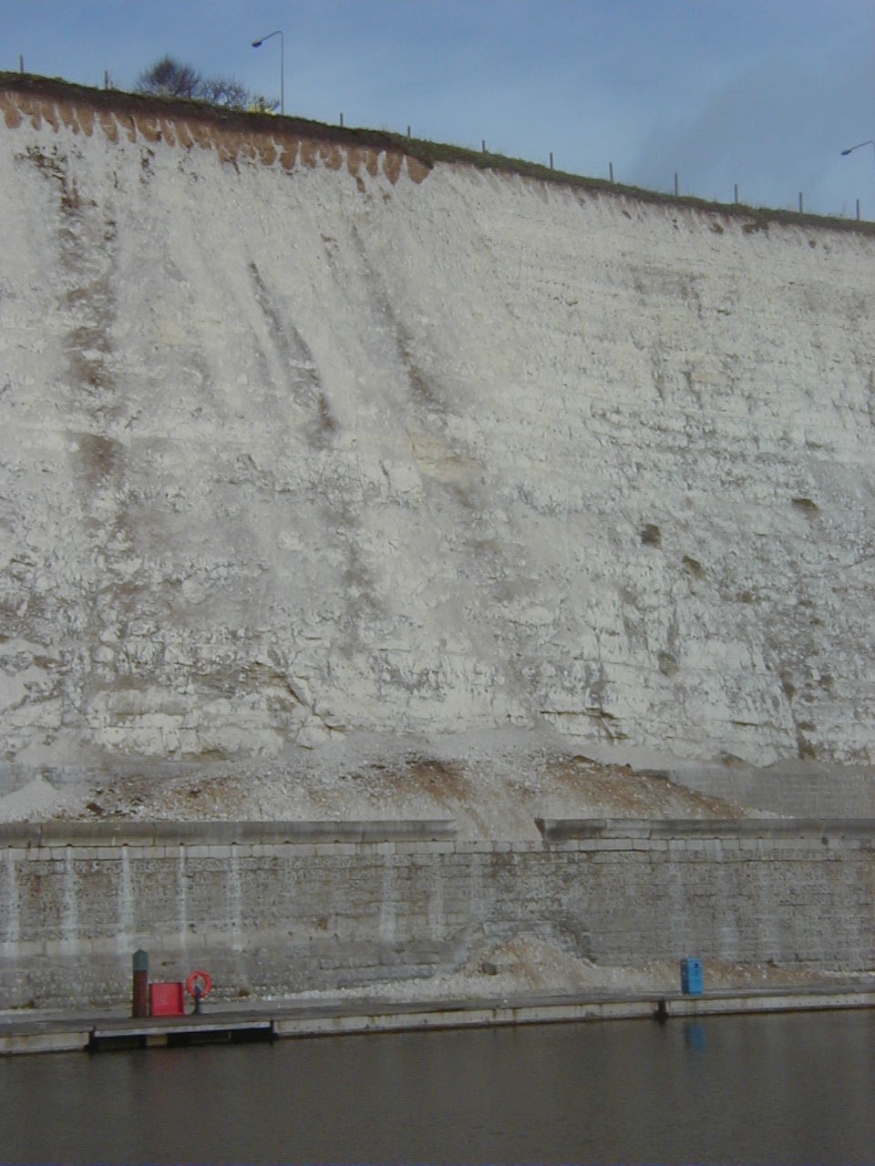 Cliff falls at Brighton Marina 2000 2002