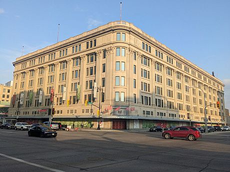 Photo of the Hudson's Bay Company department store in Winnipeg