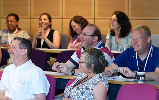 Sussex conference attendees in lecture theatre