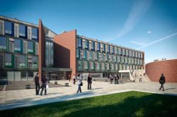 The School's new academic building, due for completion in 2012