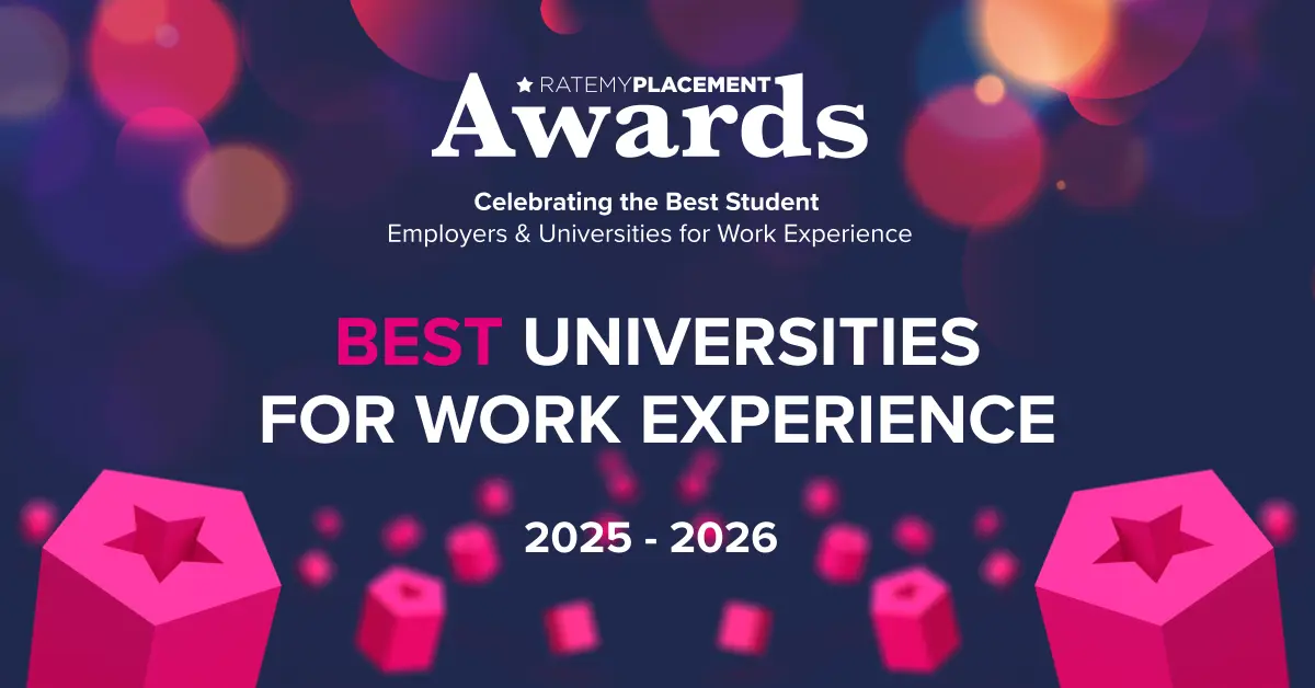 Rate My Placement Awards - Celebrating the Best Student Employers and Universities for Work Experience