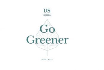 University of Sussex Go Greener logo