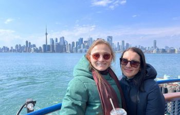 Kasia and Flavia at CNS conference in Toronto