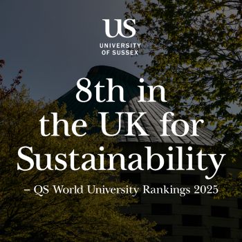 QS World University Rankings 8th in the UK for sustainability