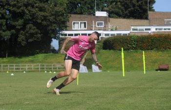 Crawley Town Footballer Running