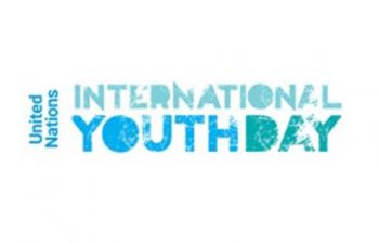 Logo reading 'United Nations International Youth Day'