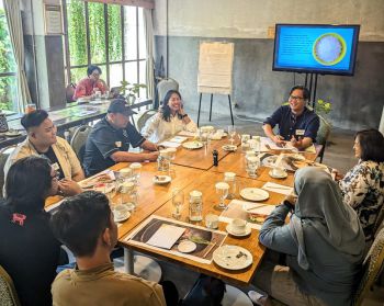 One of the project's focus group meetings with local stakeholders in Java, Indonesia