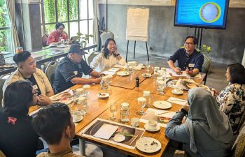 One of the project's focus group meetings with local stakeholders in Java, Indonesia