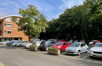 Picture of campus car park