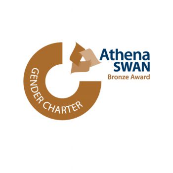 Athena Swan Bronze Award logo, recognizing an institution’s commitment to advancing gender equality in academia.