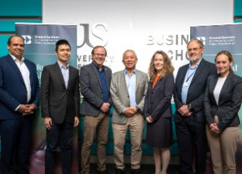 Peter Bennett with University of Sussex Business School Bennett Institute colleagues