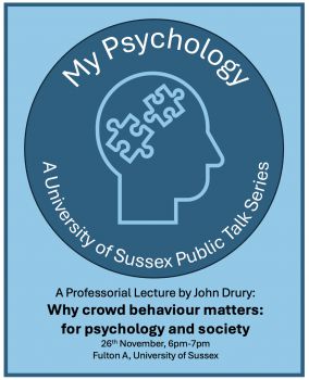 An icon that says My Psychology: A University of Sussex Public Talk Series