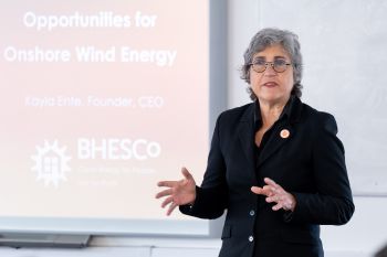 Kayla Ente MBE, CEO of Brighton and Hove Energy Services Co-operative