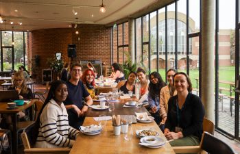 foodie forum attendees in the acca cafe