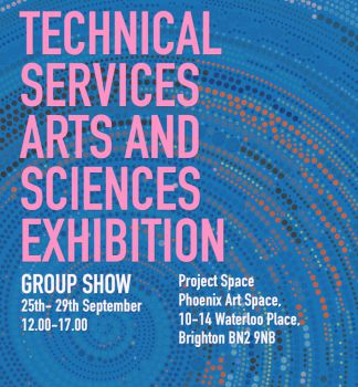 Technical Services Arts and Sciences exhibition poster