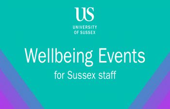 Wellbeing support spelled out on coloured background