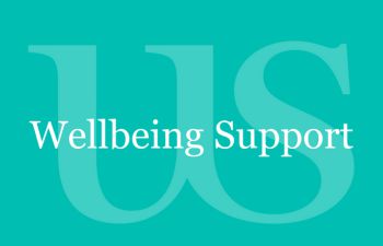 Wellbeing support banner