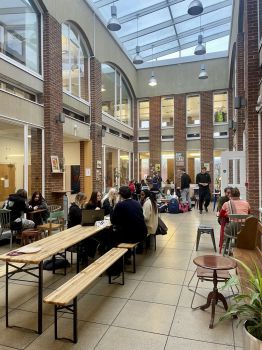 Upgraded Library café area