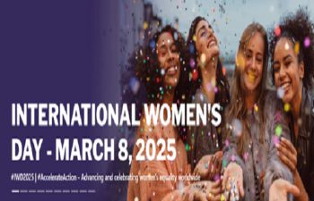 Logo for International Women's Day 2025