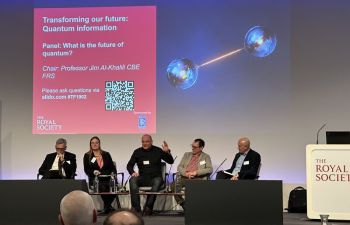 Prof Hensinger attends Royal Society Conference on Quantum Information