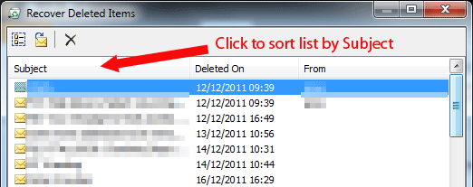 outlook for mac 2011 deleted items emptying