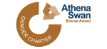 Athena Swan logo reading 'Gender Charter, Athena Swan Bronze Award'