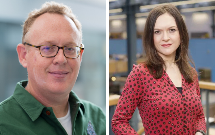 A photo of Marketing teaching staff Professor Michael Beverland and Dr Pinar Cankurtaran