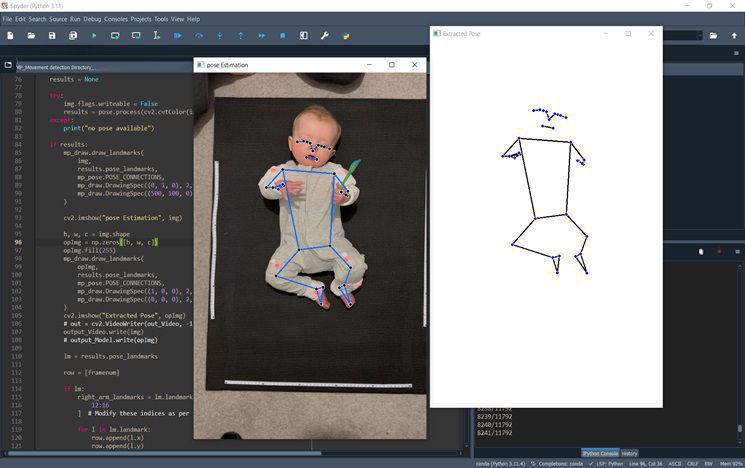 babies movements captured in AI