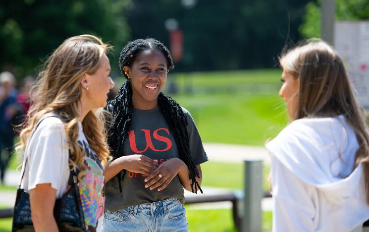 A group of students at Open Day