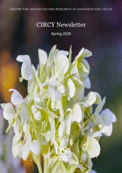 Screenshot of CIRCY's Spring 2025 Newsletter front cover. This features a photograph of a bunch of dewy snowdrops in a grassy field.