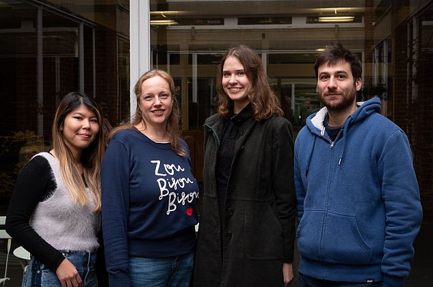 Researcher Development Team. From left to right: Shin-Yu Tseng, Katy Stoddard, Zydrune Jasiunaite, Alex Aghajanian