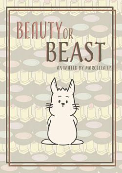 Poster for 'Beauty or Beast' featuring an animated picture of a rabbit