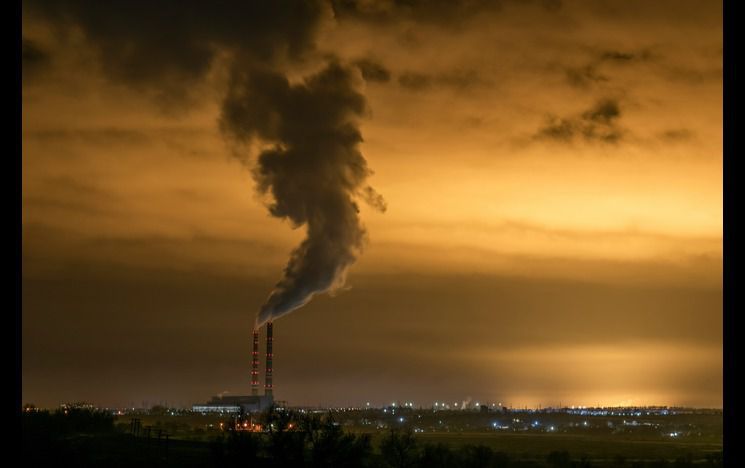 Image of fossil fuel power plant