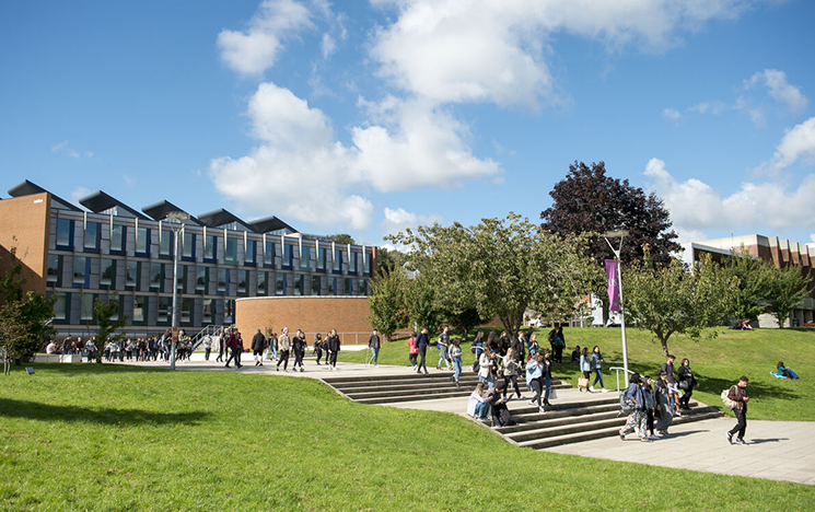 Sunny day on campus