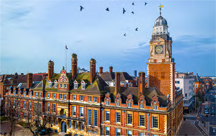 Leicester Town Hall.