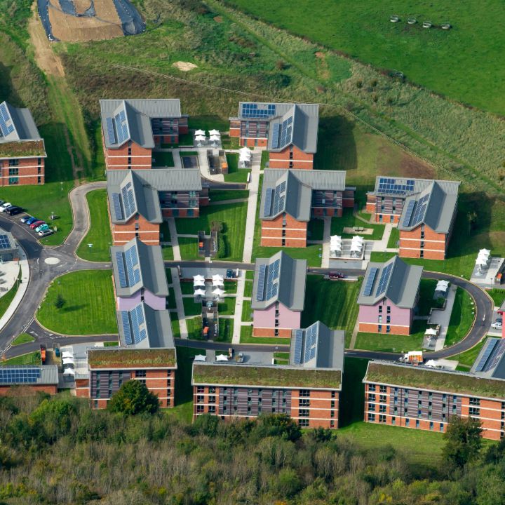 Northfield accommodation from above Northfield accommodation from above